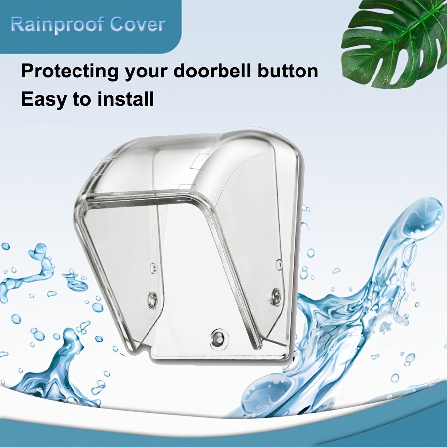 Transparent Rainproof Wireless Doorbell Cover
