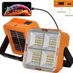 D05 - Portable Solar Power LED Flood Light - Orange