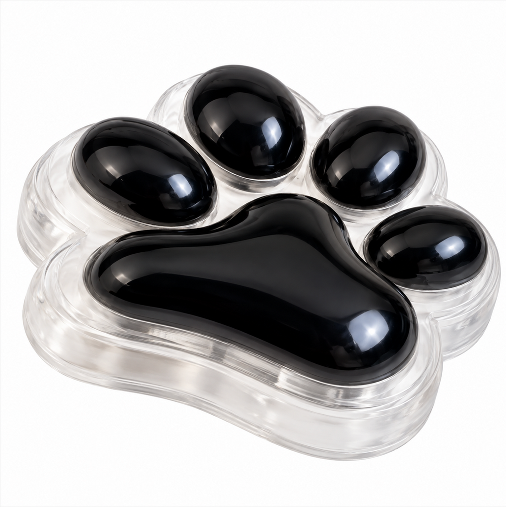 Jumbo Shiny Cat Paw Squishy Stress Relief Fidget Toy - 1 Piece