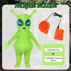 Inflatable Adult Green Antennae Alien Costume