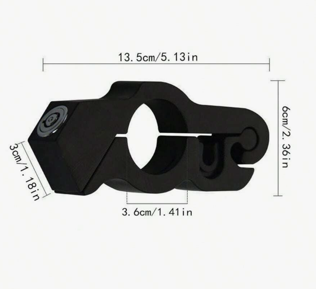 Motorcycle Handlebar Break Lock - Black