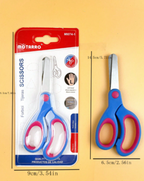 Blue Left-Handed Blunt Nose Scissors
