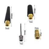 Tire Valve Adapter Ball Inflation Pump Needle Valve Adapter - Cabs 4 Piece