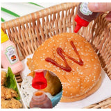 Mini Sauce Bottles for Lunch Box- 2 Pack