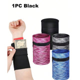 CABS-Wrist wallet arm warmer- with zipper
