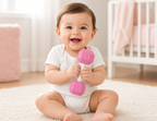 Baby Dumbbell Rattle - Mini Gym Toy for Little Lifters