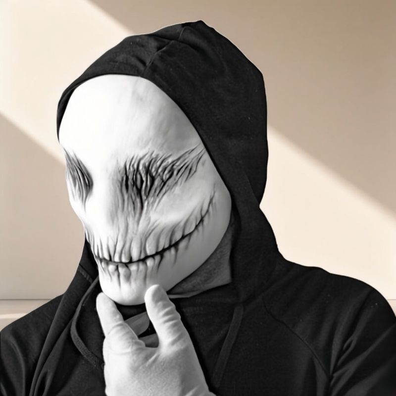 Creepy Ghost Horror Face Mask