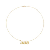 Cabs - Angel Numbers Pendant Chain - 555