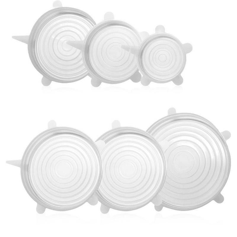 Cabs - Reusable and Durable Stretchable Lids - Clear