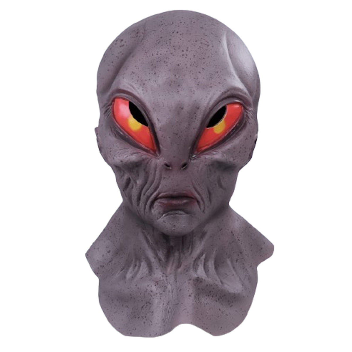 Face Mask Alien Bright Red Eyes