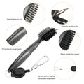Golf Club Brush And Groove Cleaner - Black