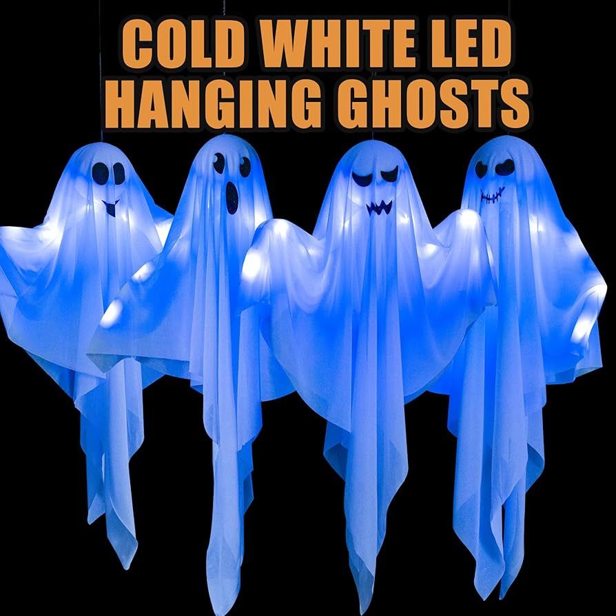 Spooky Halloween Hanging Ghost Light