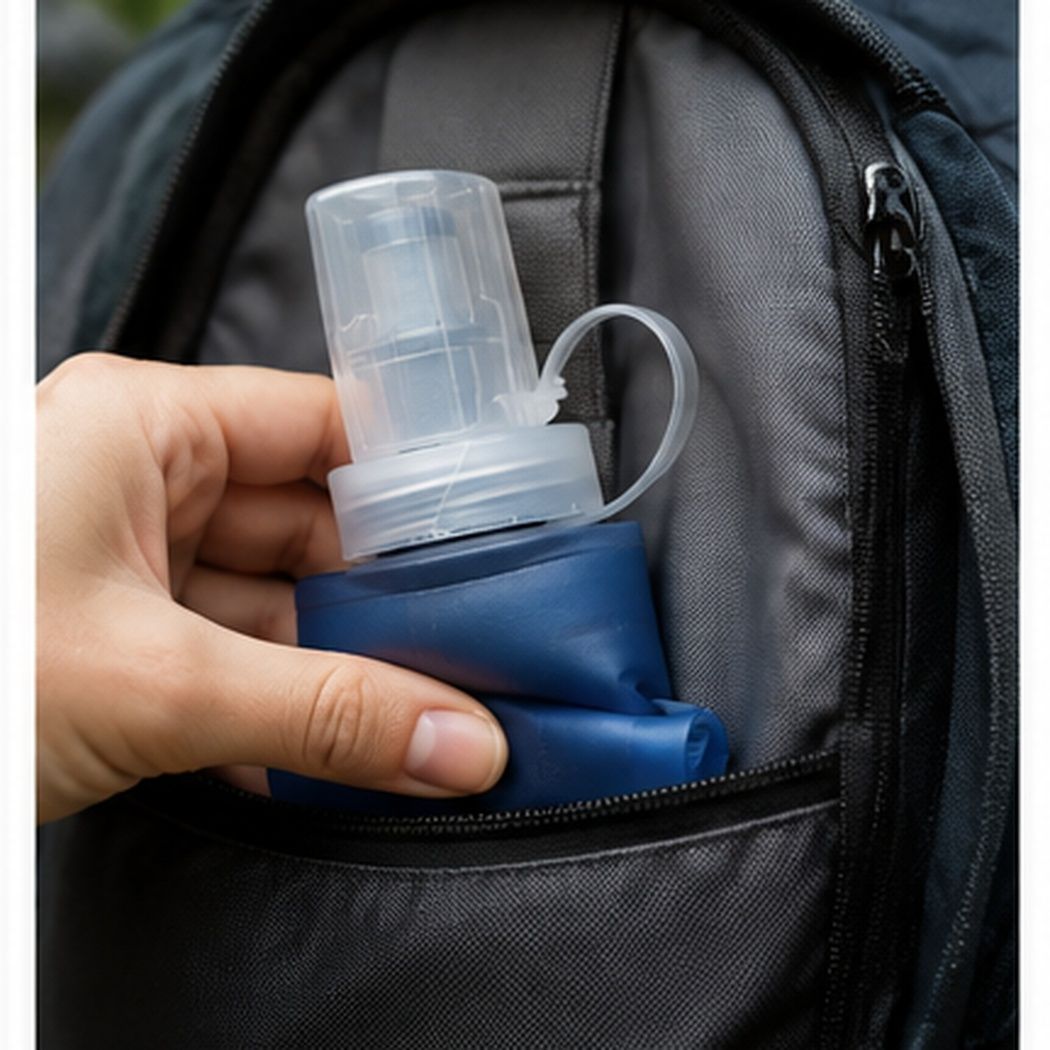 Foldable Water Bottle - Portable & Space-Saving Design