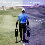 Golf Ball Finder Glasses - With Protective Case