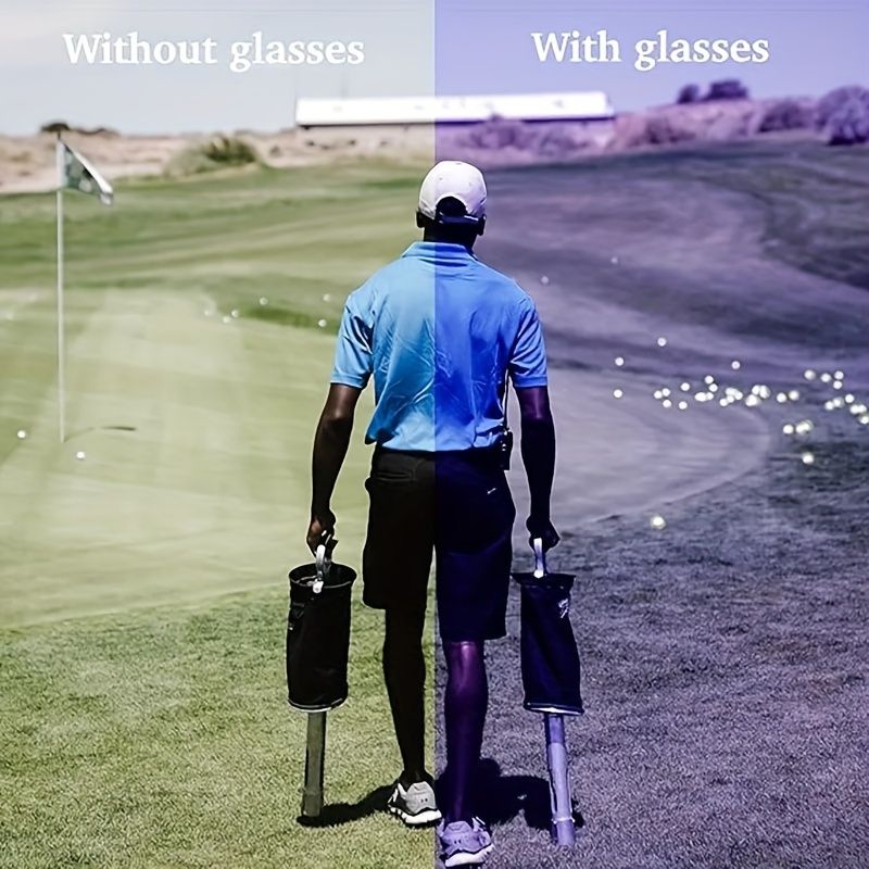 Golf Ball Finder Glasses - With Protective Case
