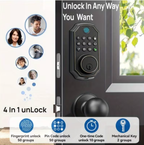 Smart Door Lock Keyless Entry Door Lock with Keypad and Bluetooth App