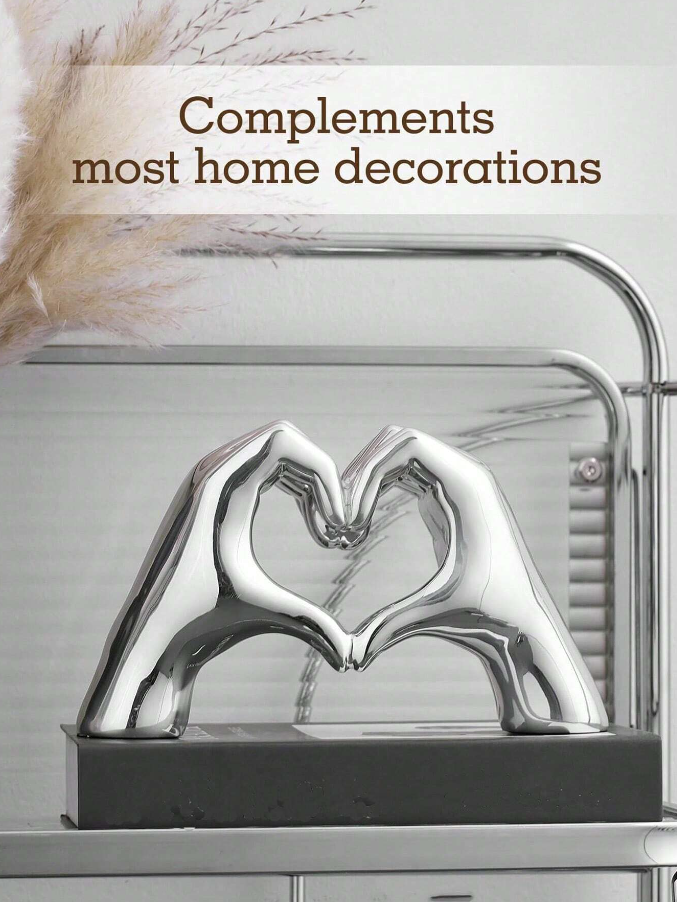 Love Gesture - Finger Ornament - Silver