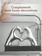 Love Gesture - Finger Ornament - Silver