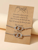 Handcuff Chain Friendship - 2 Pieces