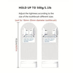 White Electric Toothbrush Holder