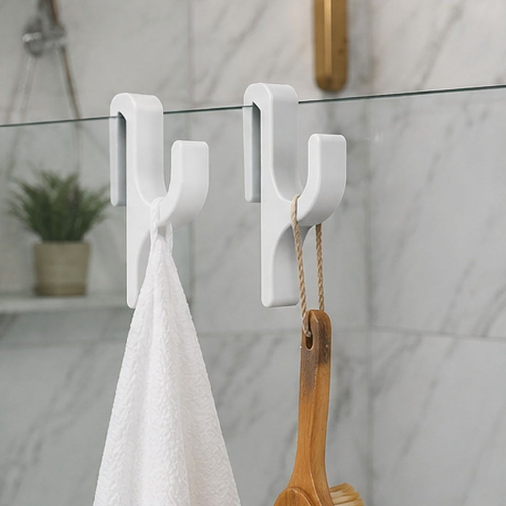 Shower Door Hook, Frameless Glass Door Hook x 1