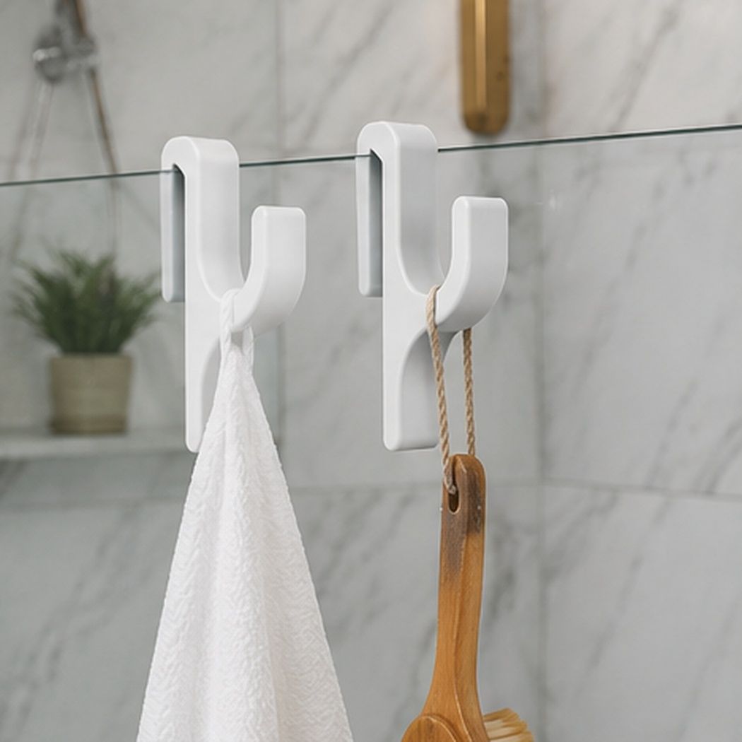 Shower Door Hook, Frameless Glass Door Hook x 1
