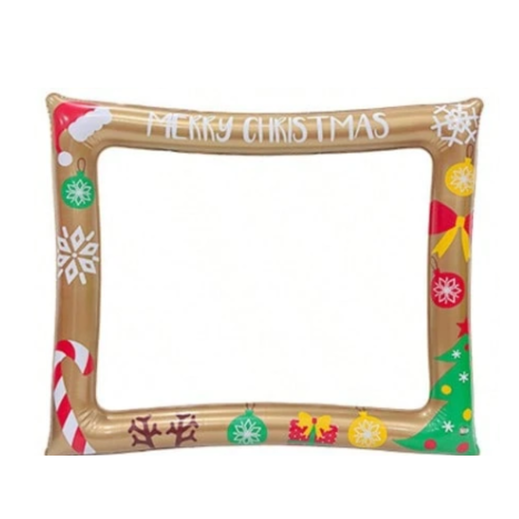 2 sided Christmas Inflatable Photo Frame Prop For Selfie