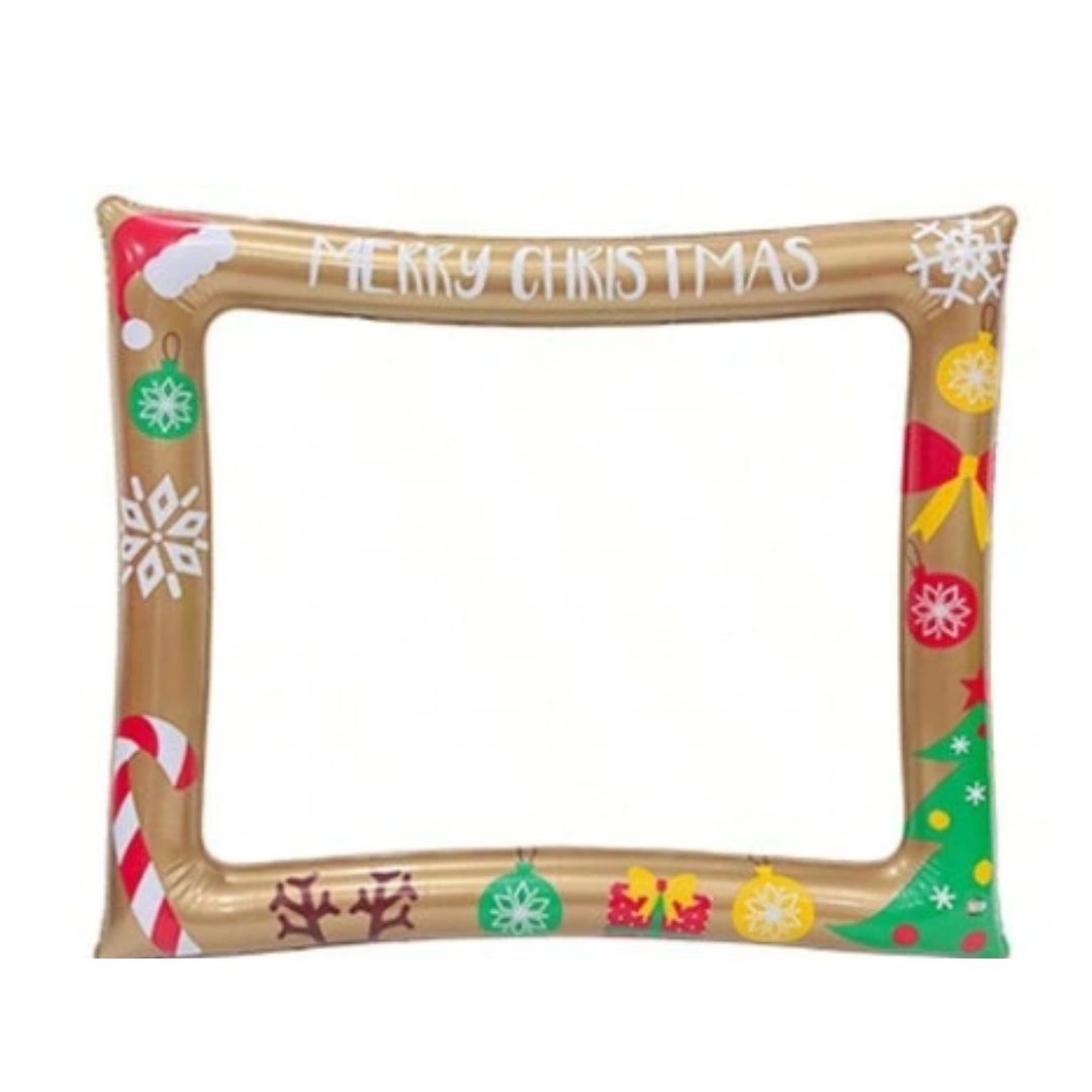 2 sided Christmas Inflatable Photo Frame Prop For Selfie