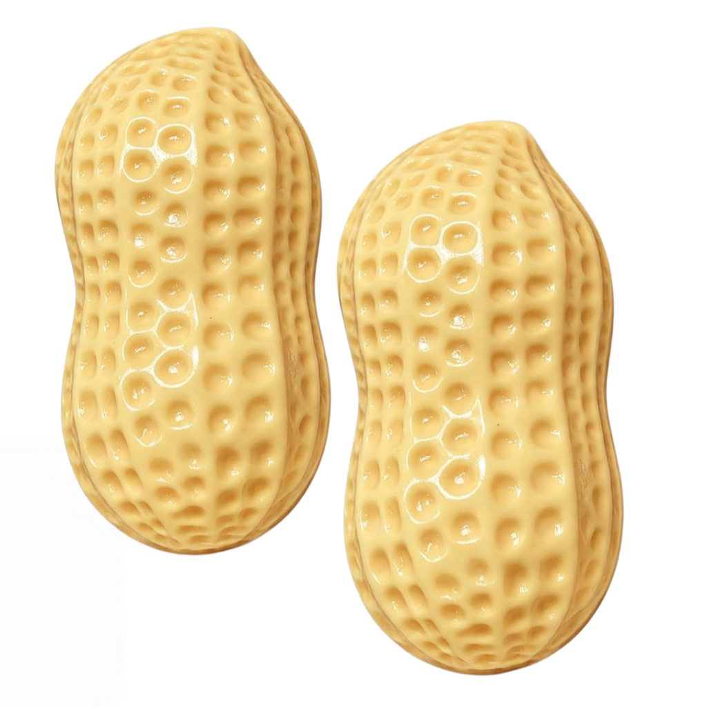 2 Pieces Vilico Peanut Squishy Toys,Slow Rising Squeeze Sensory Stress Toys