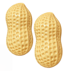 2 Pieces Vilico Peanut Squishy Toys,Slow Rising Squeeze Sensory Stress Toys
