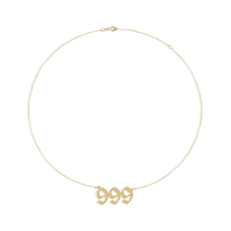 Cabs - Angel Numbers Pendant Chain