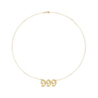 Cabs - Angel Numbers Pendant Chain