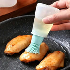 Silicone Oil Basting Bottle Brush - Blue