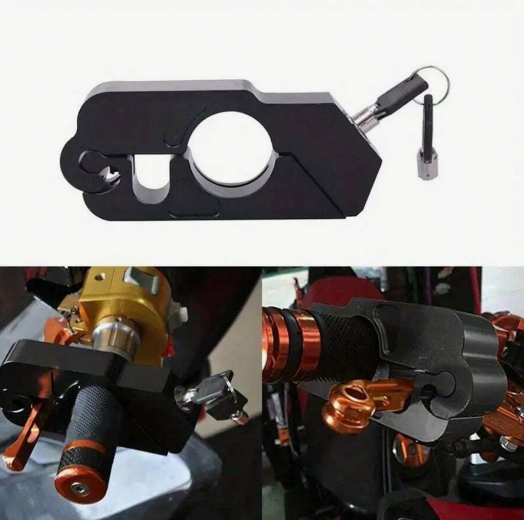 Motorcycle Handlebar Break Lock - Black