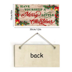 Cabs - Xmas Wooden Sign Ornaments - Merry Christmas