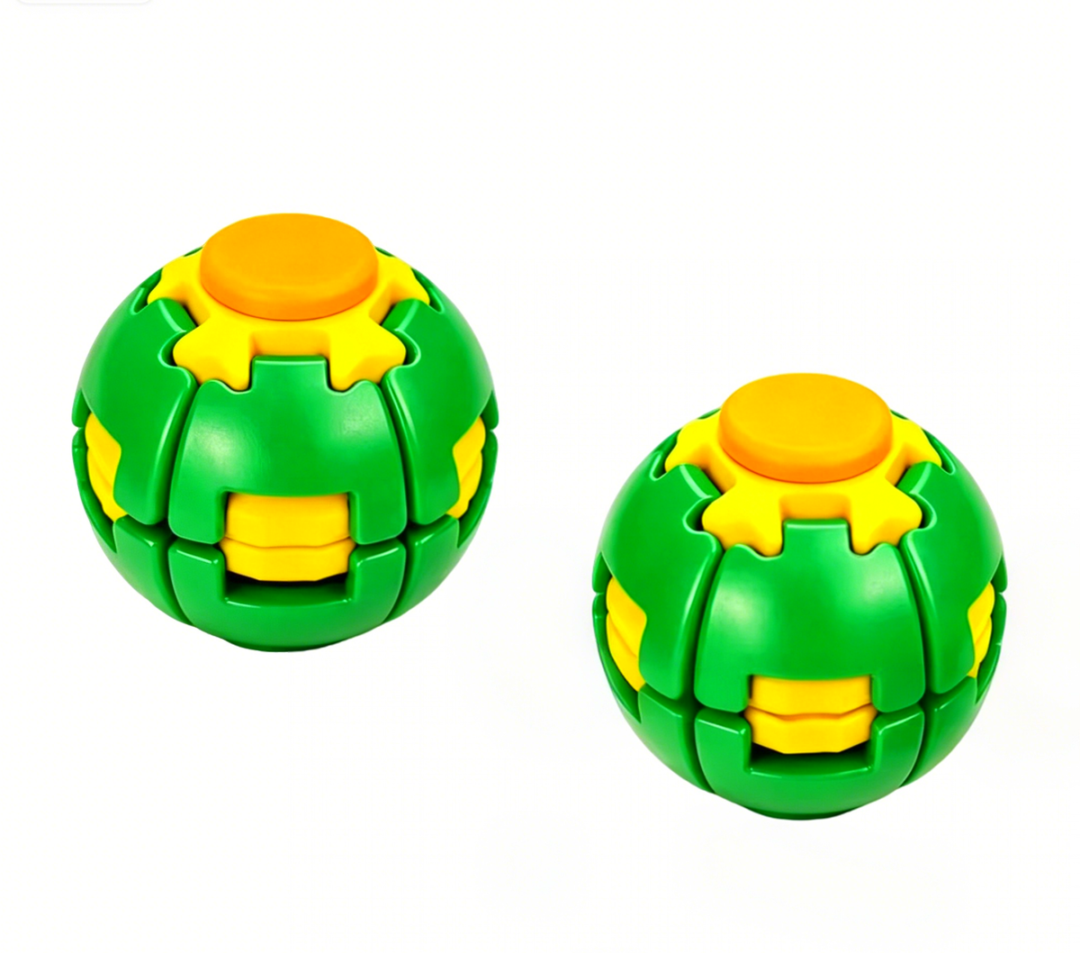 Suitable for Kids Adults, Push Spin Fidget Stress Relief Ball Toy