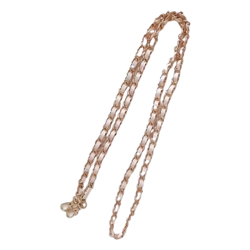Pink Luxury Faux Leather Phone Lanyard