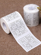 Home Decor Novelty Sudoku Puzzle Game Toilet Paper Roll