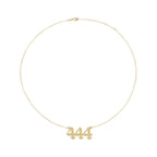 Cabs - Angel Numbers Pendant Chain