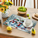 Christmas Placemats - Snowman - 4Pieces