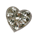Rhinestone Decor Heart-Shaped Phone Socket