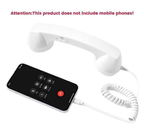 Retro Wired Handset-Type C- White