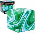 Swirl Stress Ice Cube Squishy Toy,Slow Rising Fidget Toy for Anxiety Relief