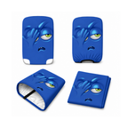 Protective Suitcase Cover for Luggage Blue Face - MEDUIM