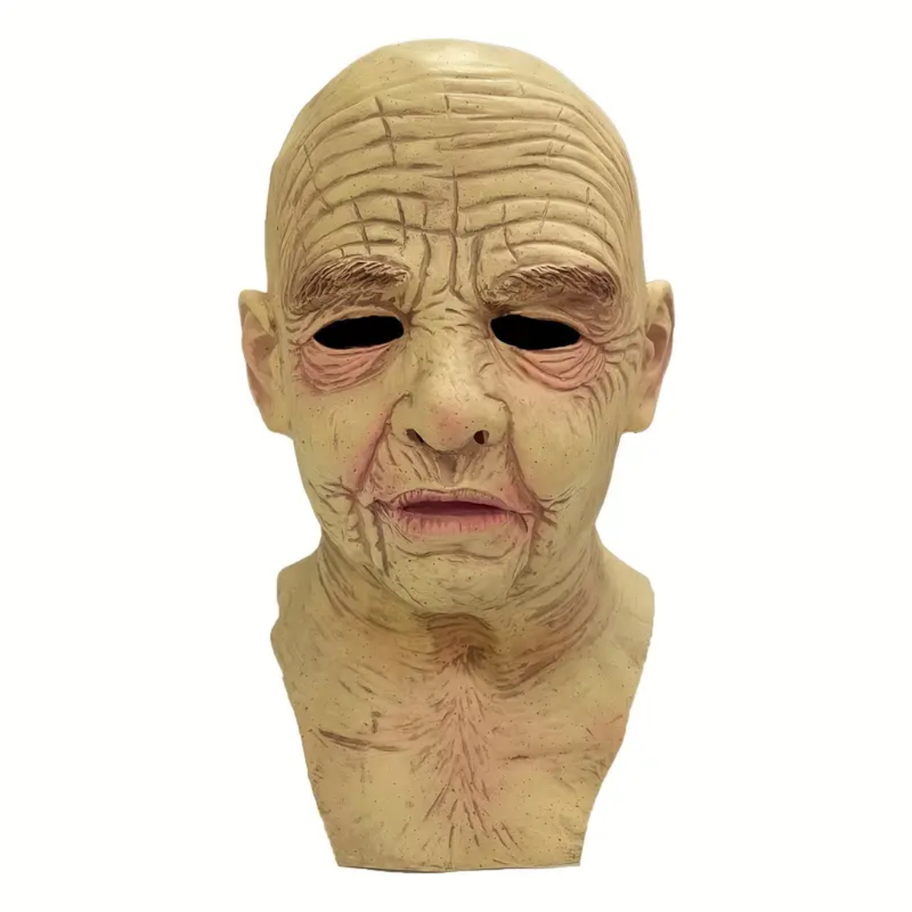 Realistic Old Lady Latex Mask