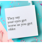 Funny Ageing Birthday Greeting Card with Envelope