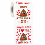 1pc 21st Birthday Novelty Toilet Paper Roll