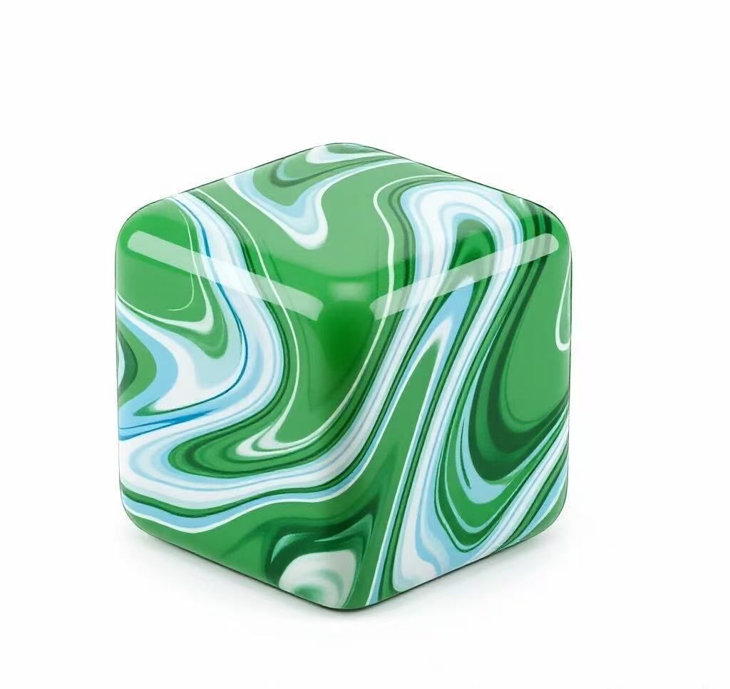 Swirl Stress Ice Cube Squishy Toy,Slow Rising Fidget Toy for Anxiety Relief