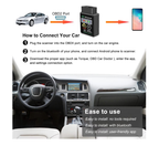 OBD advanced automotive diagnostic interface, 12V, black