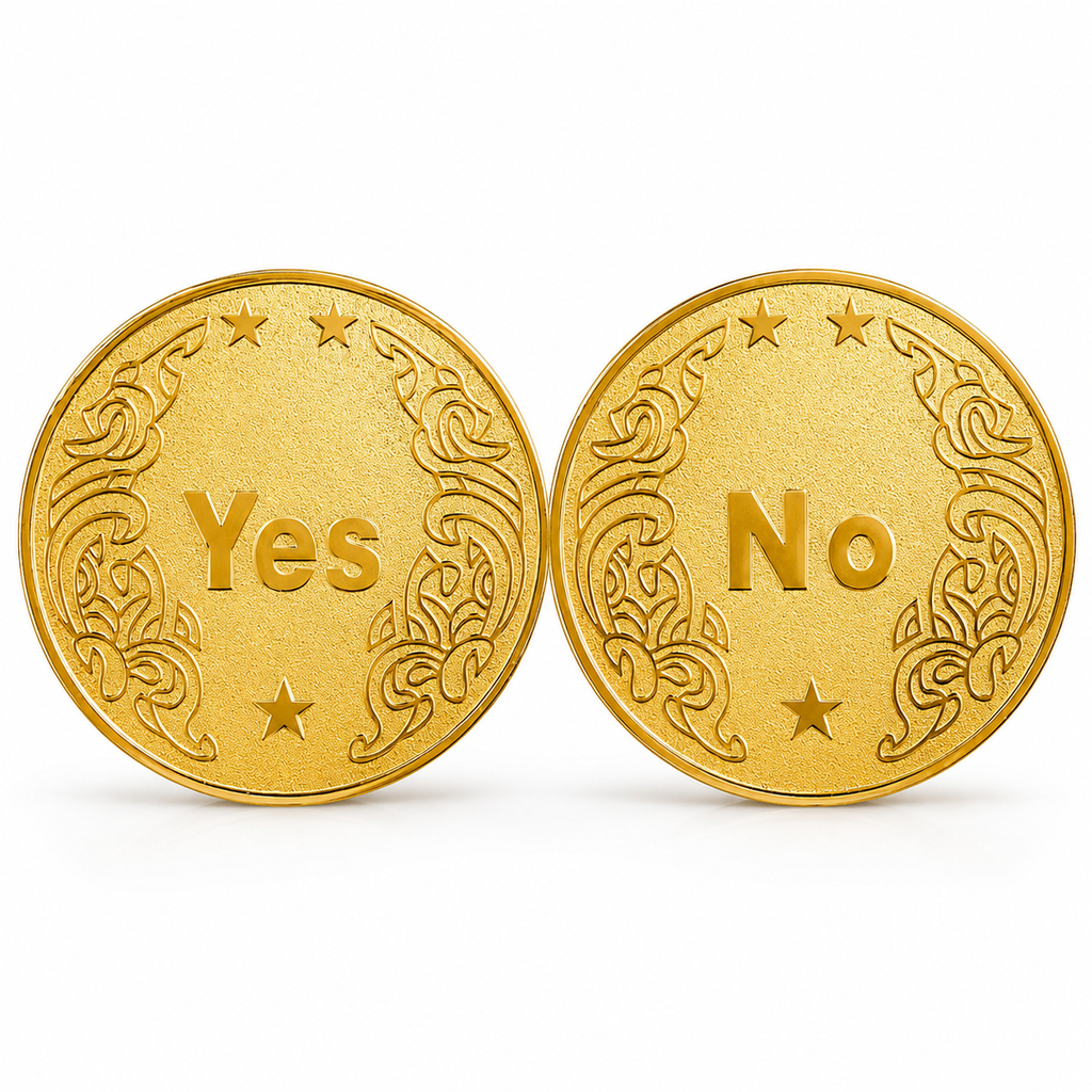 Nexora Living - Yes No Gold Decision Coin
